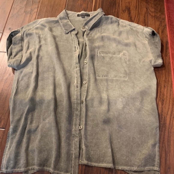 Velvet Heart Tops - Velvet Heart Green Velvet Top